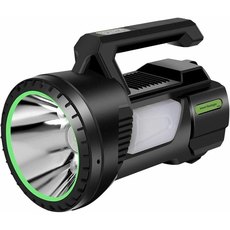foto del prodotto torcia torcia elettrica, torcia led ultra potente ricaricabile, torcia da 1200 lumen, 4 modalit intensit regolabile zoomabile impermeabile per