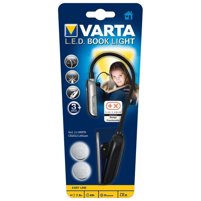 foto del prodotto torcia varta led booklight+2cr2032c-pile