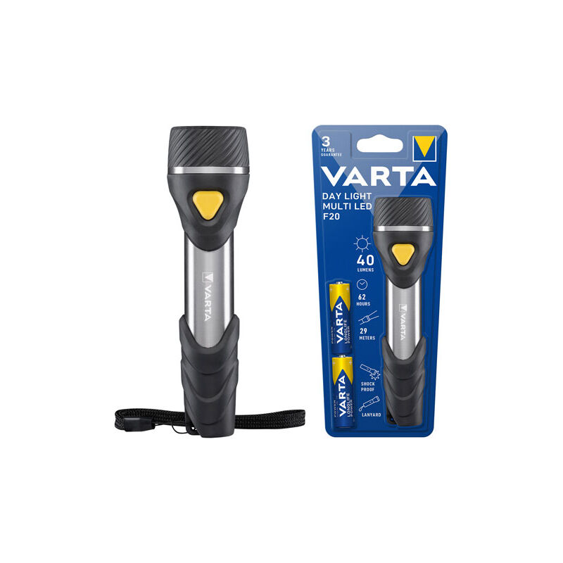 foto del prodotto torcia varta led daylight 2aa c pile