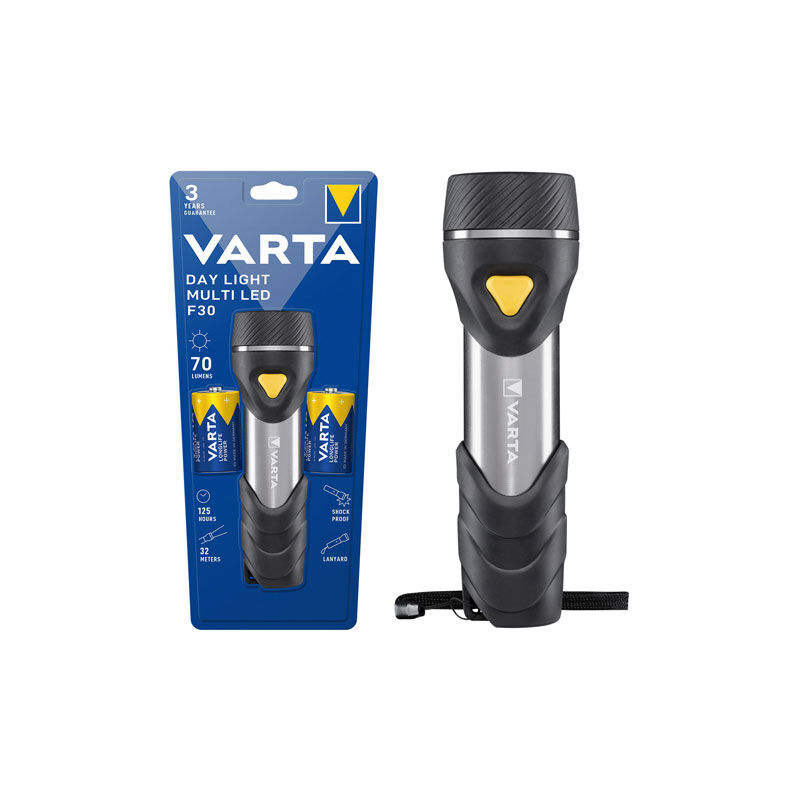 foto del prodotto torcia varta led daylight 2d con pile