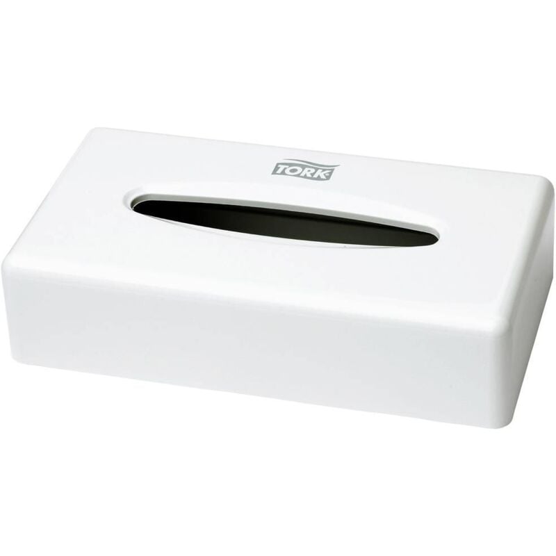 foto del prodotto tork 270023 distributore di fazzoletti cosmetici plastica colore bianco 1 pz.