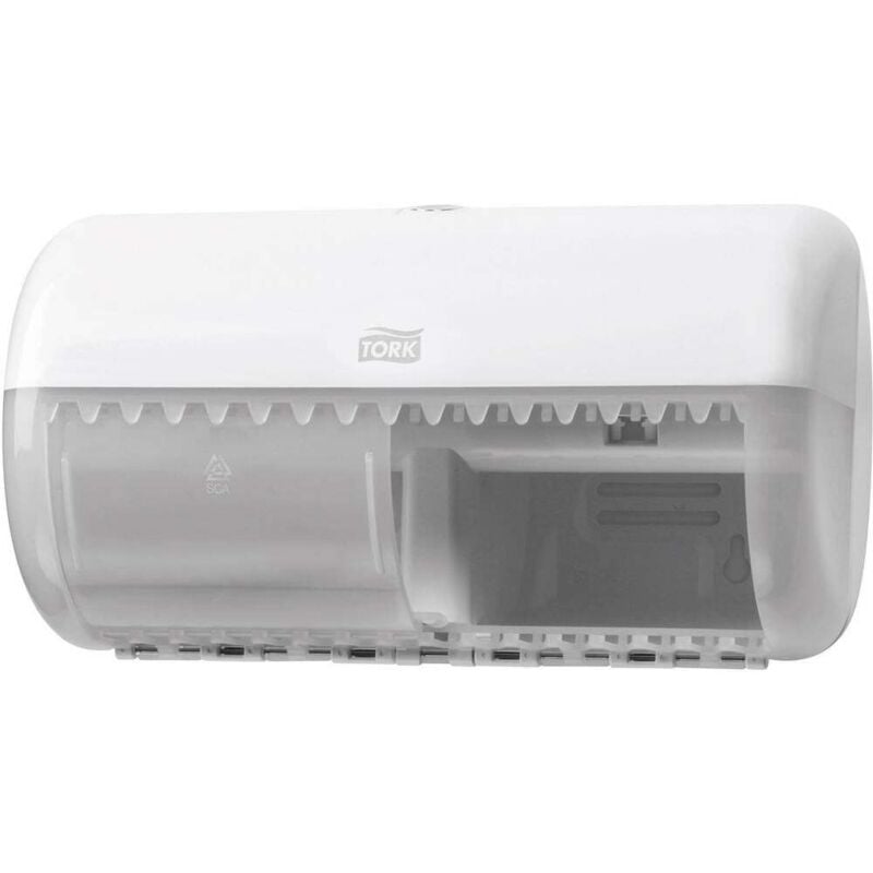 foto del prodotto tork - distributore di carta igienica piccolo ruolo elevation 557000 in plastica 1 pezzo