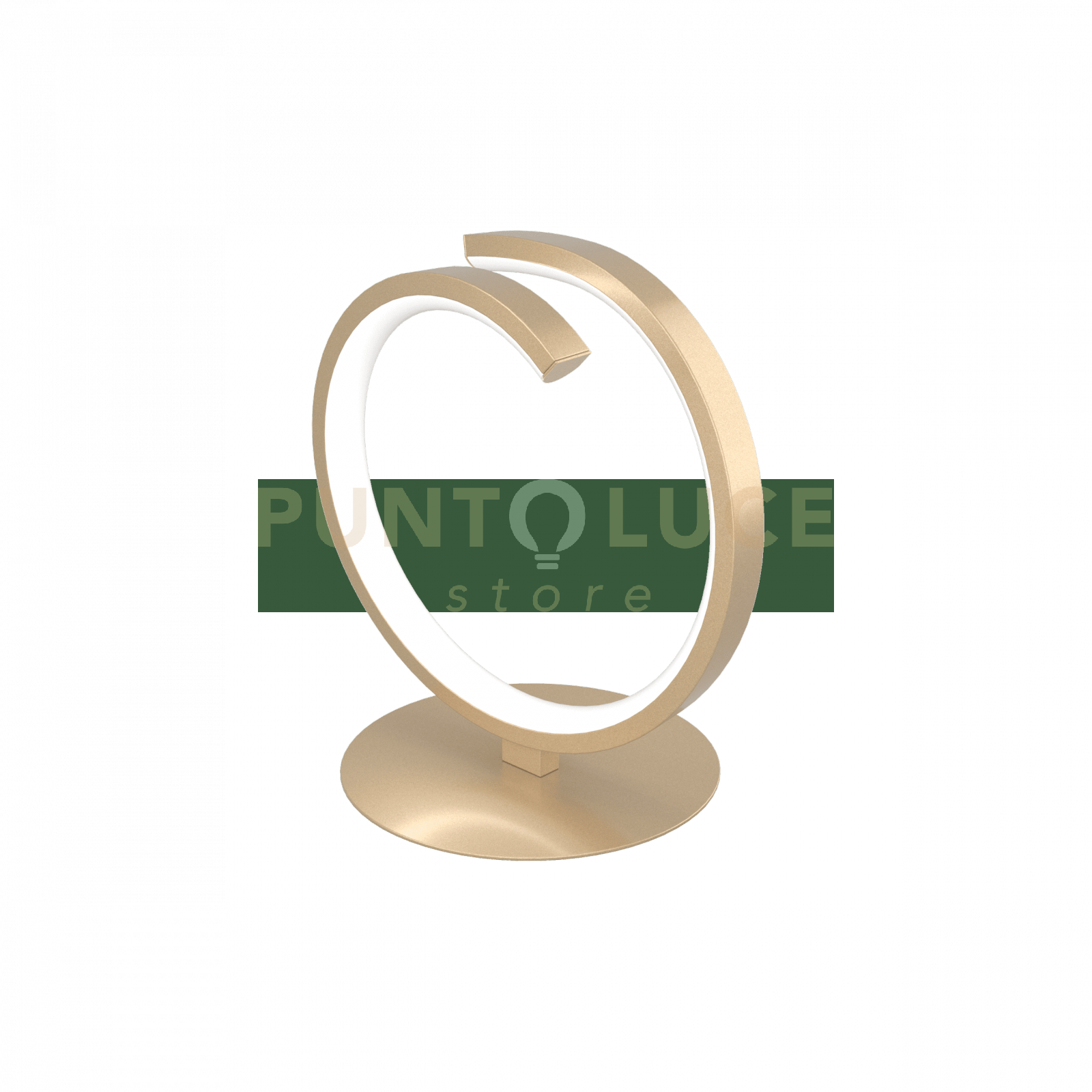 foto del prodotto tornado lumetto round gold 1163 pr go