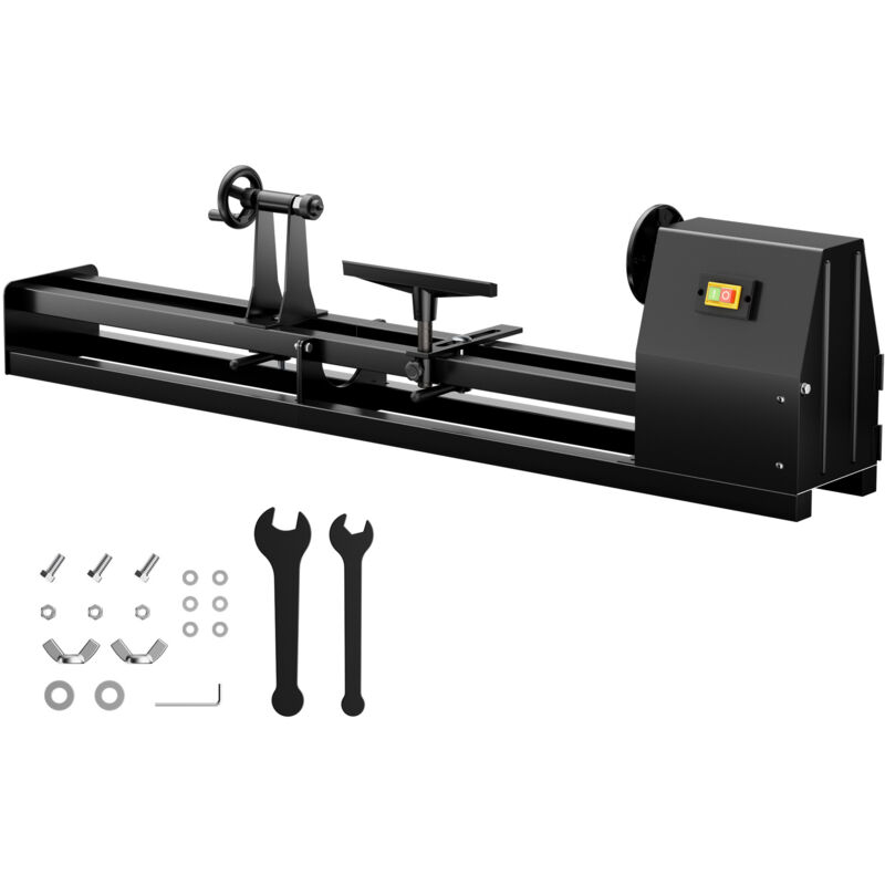 foto del prodotto tornio da banco per legno da 350 watt 1000 mm, diametro di tornitura 350 mm, per tornitura legno wiltec