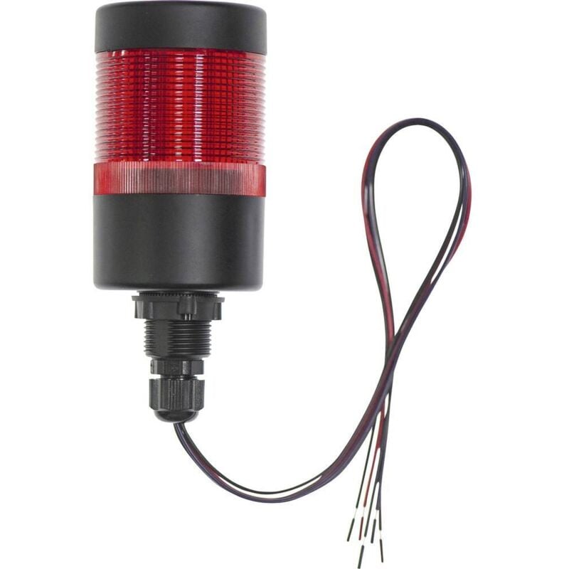 foto del prodotto torretta di segnalazione tc-12835332 tc-hbjd-55a-d 1 r 24v ip65 led rosso 1 pz. - tru components