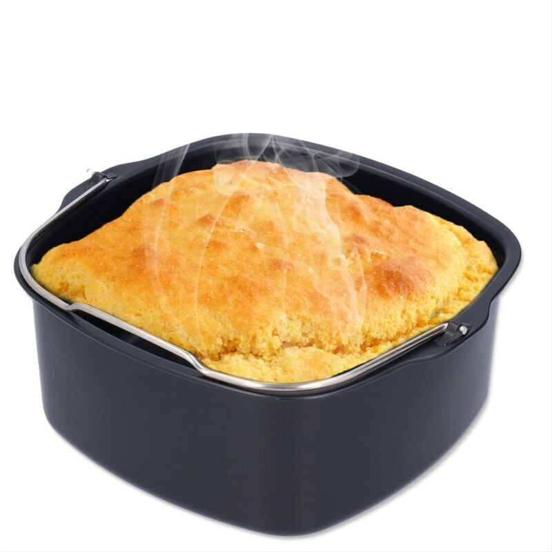 foto del prodotto tortiera, friggitrice ad aria tortiera friggitrice in ferro accessori per tortiera antiaderenti per hd9925 hd9860 hd9905 01 18 cm 7,1 pollici 