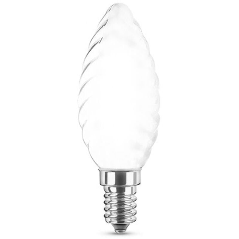 foto del prodotto tortiglione led opale a filamento e14 4w 4000k