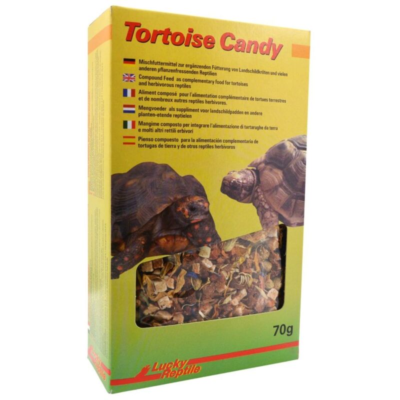 foto del prodotto tortoise candy 70gr mangime supplementare per tartarughe e rettili erbivori lucky reptile