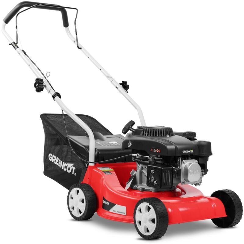 foto del prodotto tosaerba a benzina 139cc con motore in acciaio da 5 cv greencut glm660x