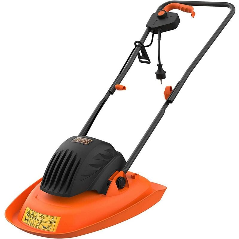 foto del prodotto tosaerba elettrico a cuscino aria giardino 1200 a filo black decker taglia prato