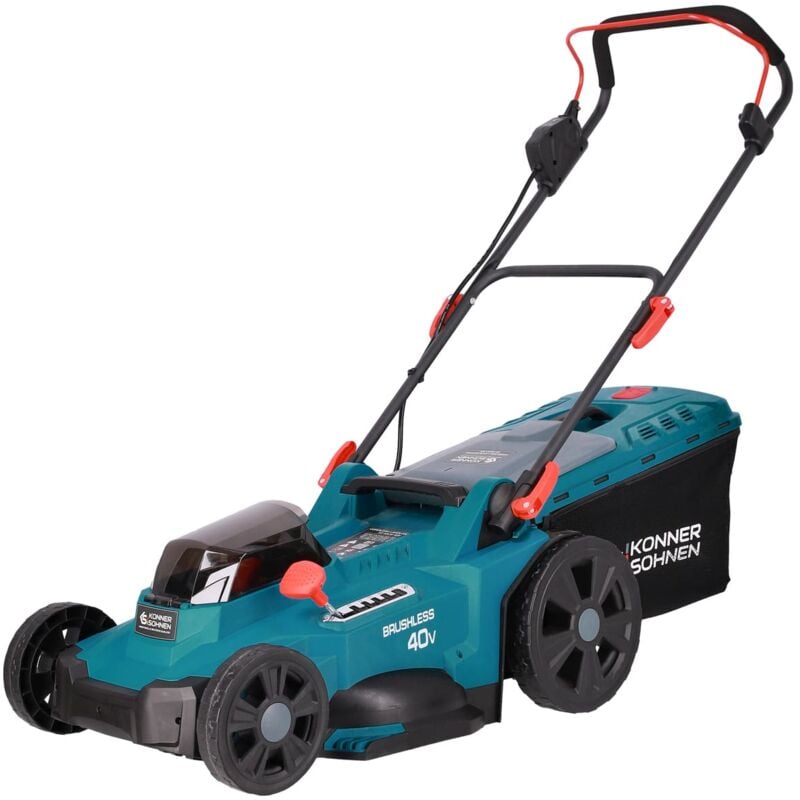 foto del prodotto tosaerba senza fili k nner s hnen ks 43lm 40v 50 l 3300 tr min 40 v batteria e caricatore non inclusi nel kit 