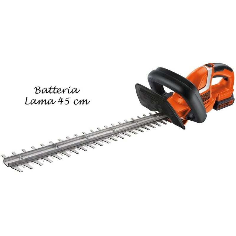 foto del prodotto tosasiepi a batteria ricaricabile lama 45 motore elettrico potatore tagliasiepi