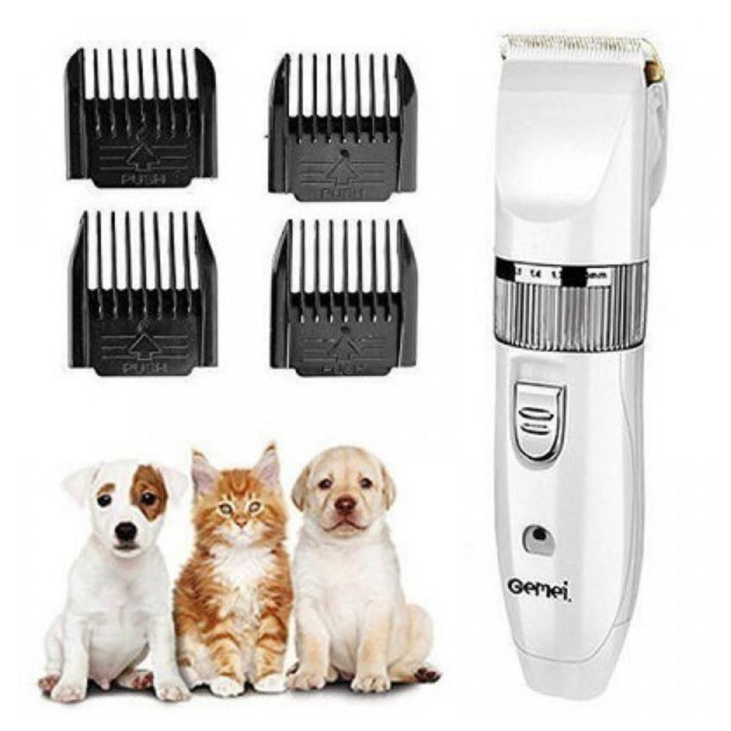 foto del prodotto tosatrice per cane cani gatti animali a batteria trimmer ricaricabile gm 634 geemy maxtech