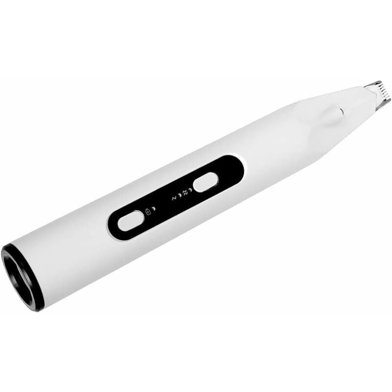 foto del prodotto tosatrice per cani, tosatrice per gatti, rasoio per cani, silenzioso, ricaricabile tramite usb, con lampada a led e lampada uv, tagliacapelli per