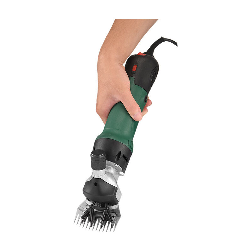 foto del prodotto tosatrice per pecore da 690 w, tosatrice elettrica professionale, forbici per pecore, capre, lama, alpaca, cesoie verde scuro rapanda