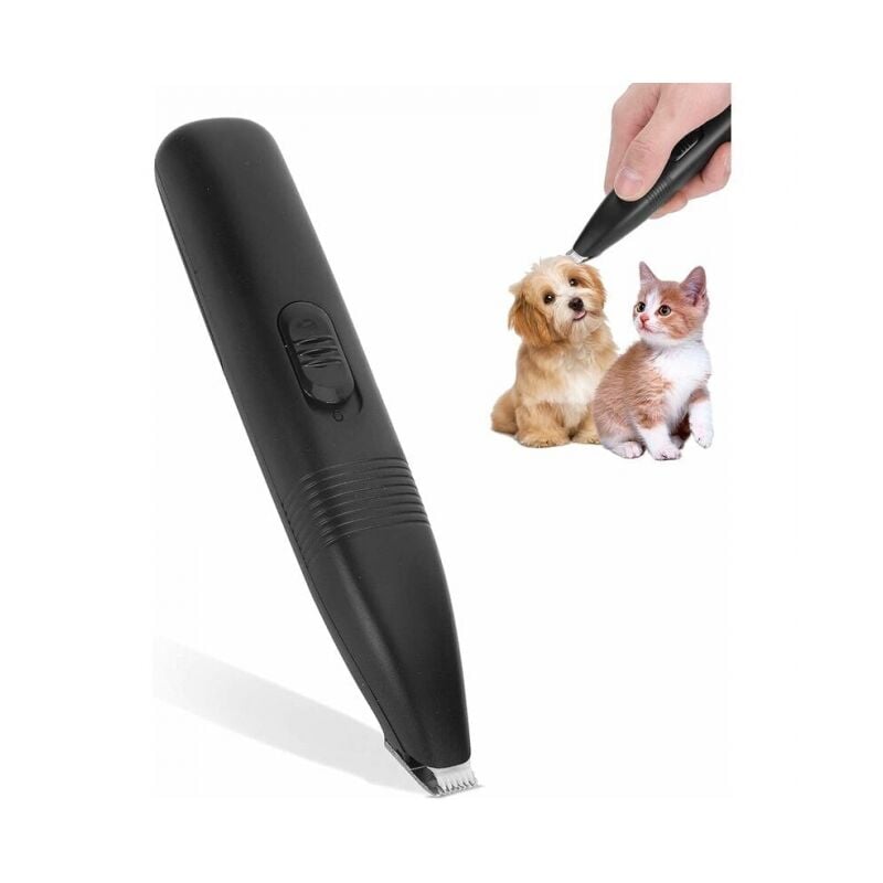 foto del prodotto tosatrici per cani da toelettatura, tagliapeli elettrico per cani a basso rumore, per gatti e cani di piccola taglia per zampe, orecchie e viso