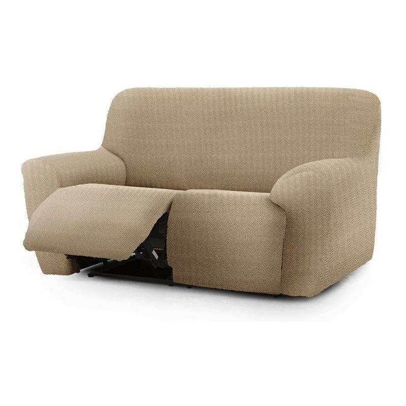 foto del prodotto toscohome copridivano 150 200 cm per recliner due posti colore beige jaz