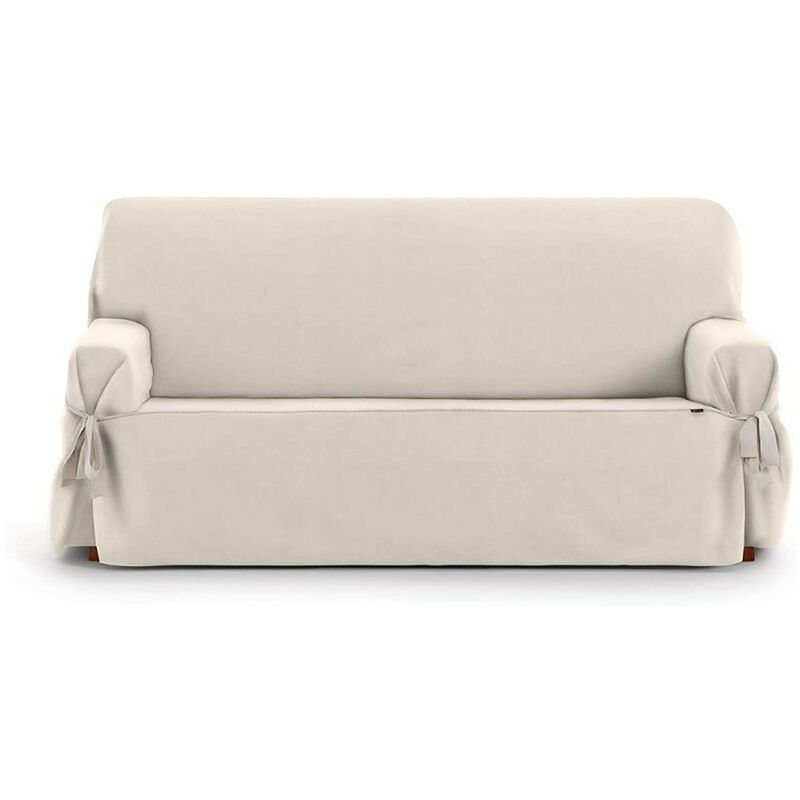 foto del prodotto toscohome copridivano universale 140 180 cm colore beige con lacci levante