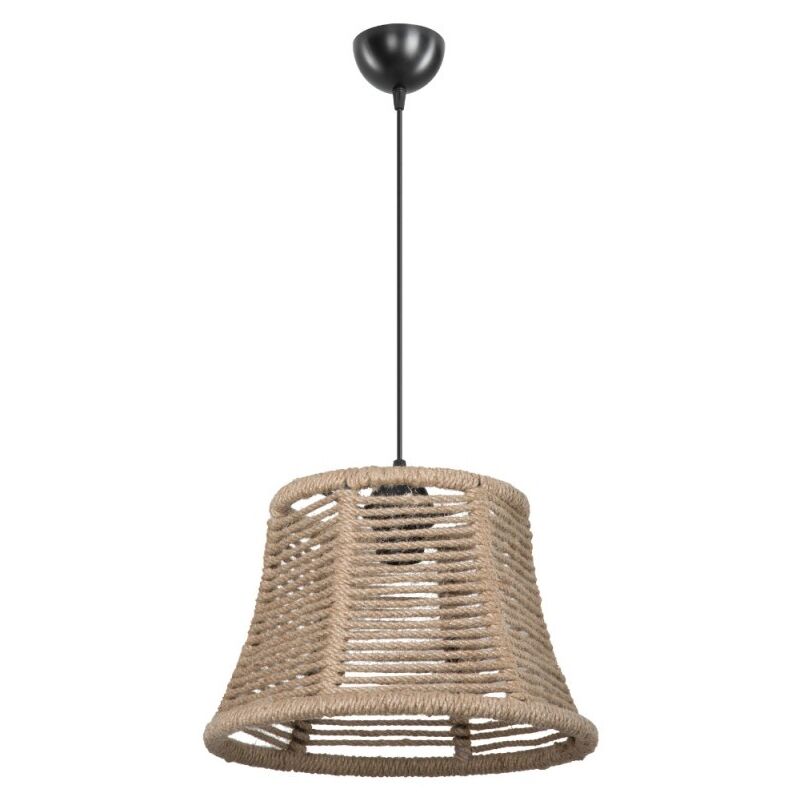 foto del prodotto toscohome lampada da soffitto paralume in iuta stile rustico besta asz1745
