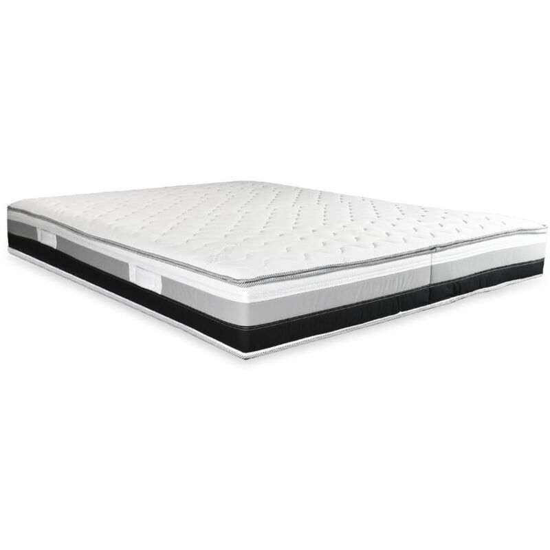 foto del prodotto toscohome materasso matrimoniale sfoderabile a molle insacchettate 160x200x25h cm pio