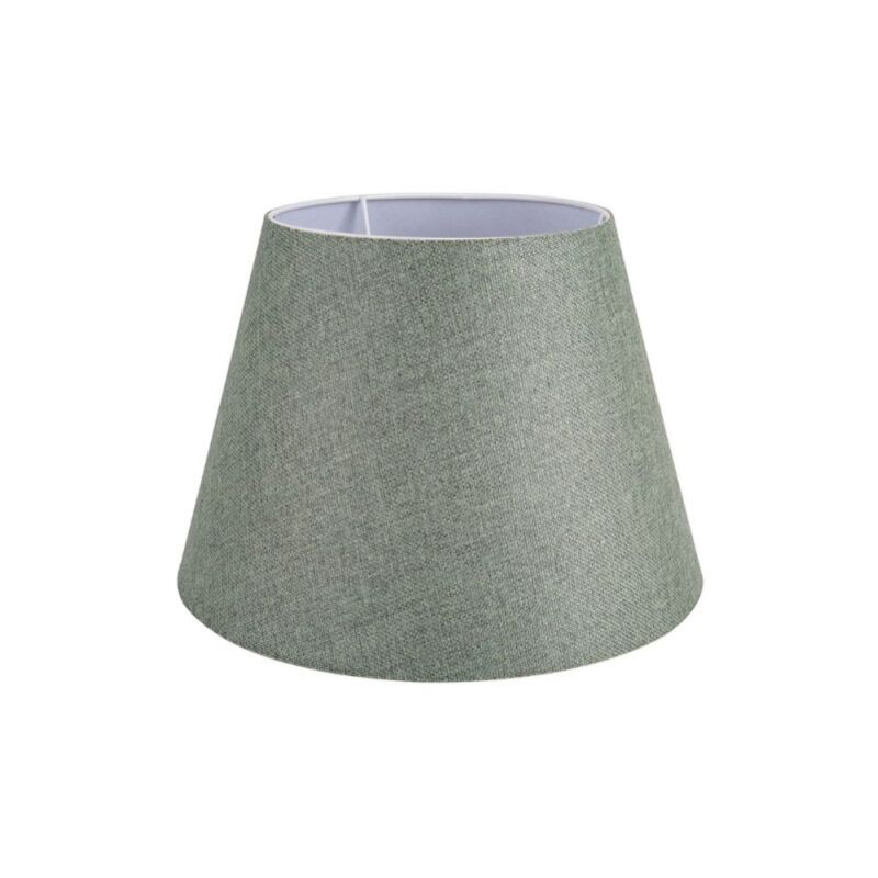 foto del prodotto toscohome paralume in tessuto forma cono colore verde tripod mdl2638