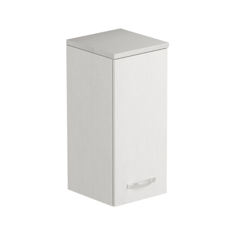 foto del prodotto toscohome pensile bagno con 1 anta colore bianco frassinato 36x38x77h cm