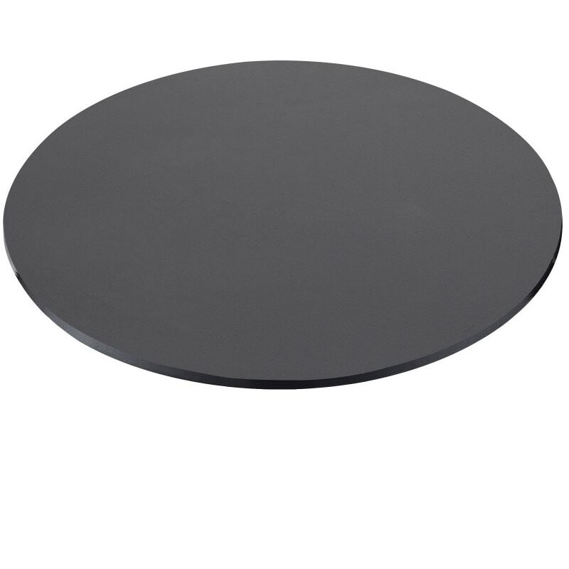 foto del prodotto toscohome piano tavolo rotondo colore antracite satinato 120x3.8h cm ciro