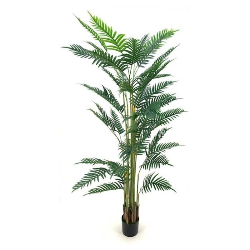 foto del prodotto toscohome pianta artificiale effetto realistico palma 180h cm con vaso adri