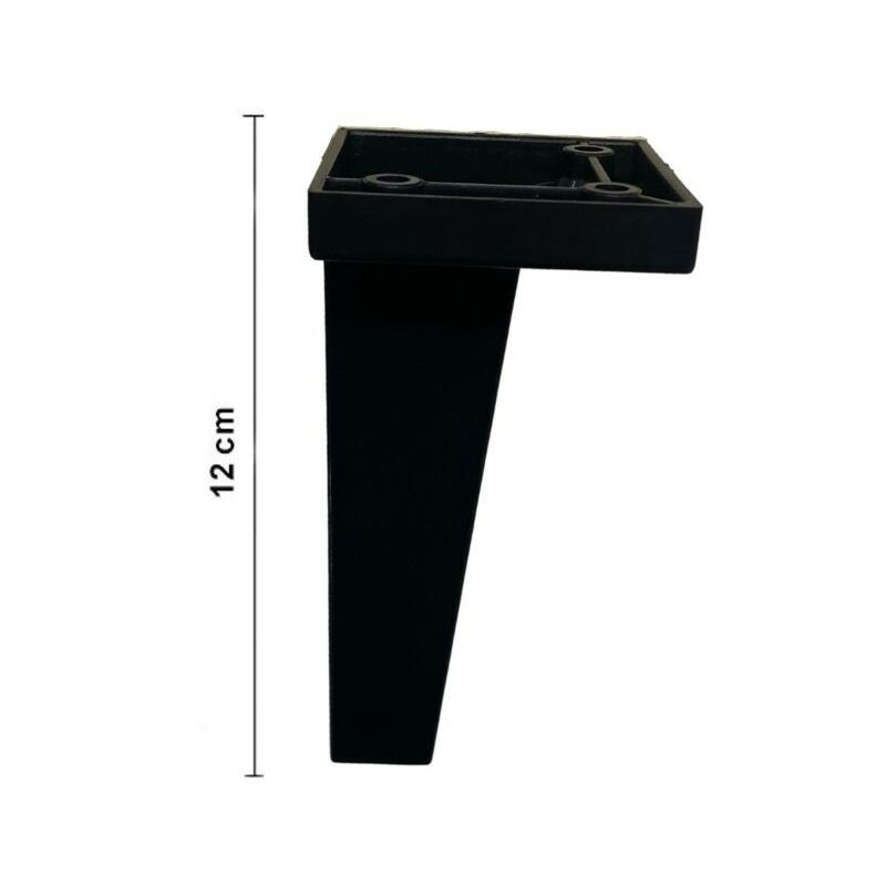 foto del prodotto toscohome piede per mobile colore nero 12h cm y834ne