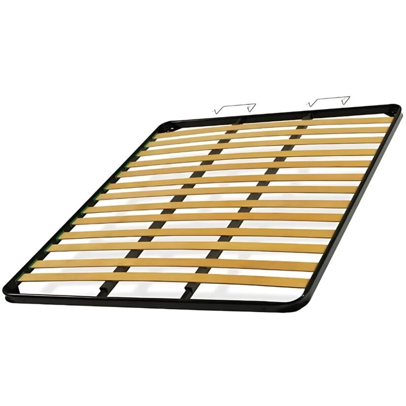 foto del prodotto toscohome rete a doghe matrimoniale per letto contenitore con ferma materassi 160x190 cm