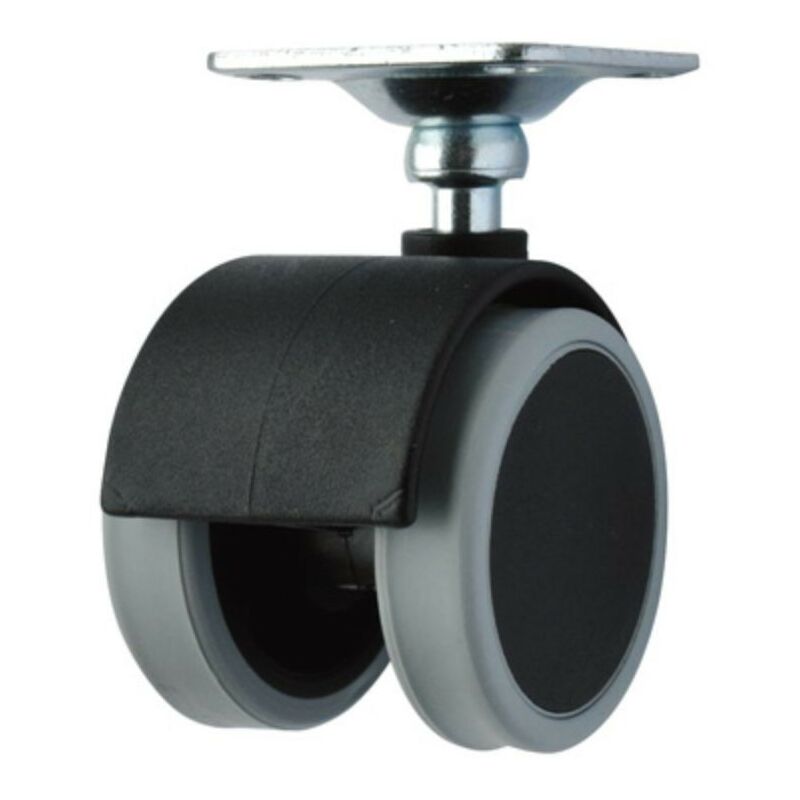 foto del prodotto toscohome ruota pivotante diametro 50 cm colore nera