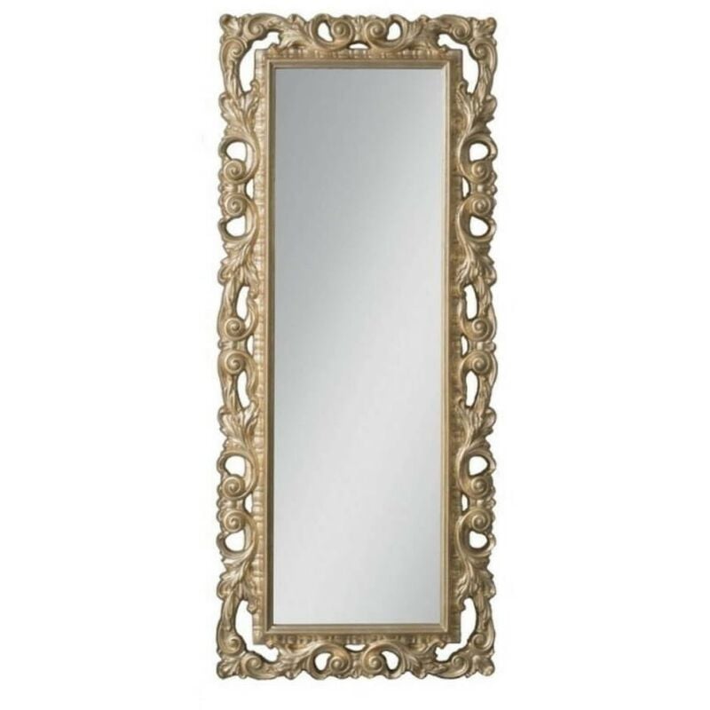 foto del prodotto toscohome specchiera in espanso colore foglia oro 76x180 cm anna