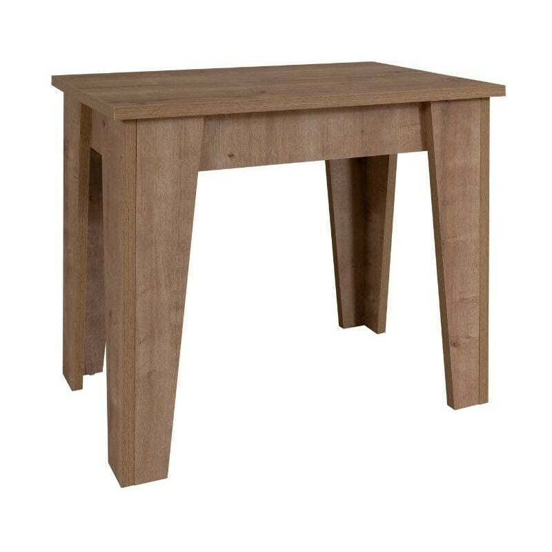 foto del prodotto toscohome tavolo consolle allungabile colore rovere 50x90 cm natron