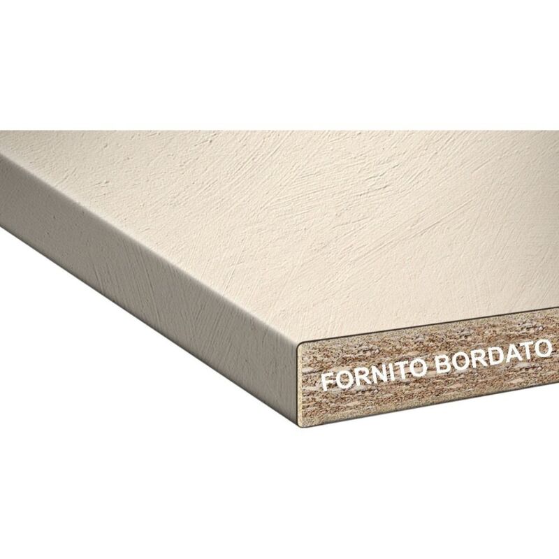 foto del prodotto toscohome top cucina bordato colore beige cemento 220x60x4h cm
