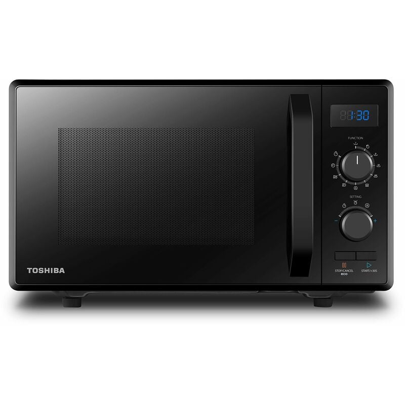 foto del prodotto toshiba 3 in 1 forno a microonde con grill e cottura combinata, 23 l, piatto girevole con memoria di posizione, timer, luci led integrate,