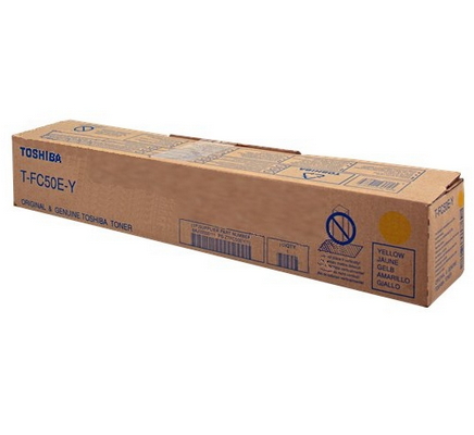 foto del prodotto toshiba toner t fc50ey tfc50ey giallo gel 6aj00000111 6aj00000225 