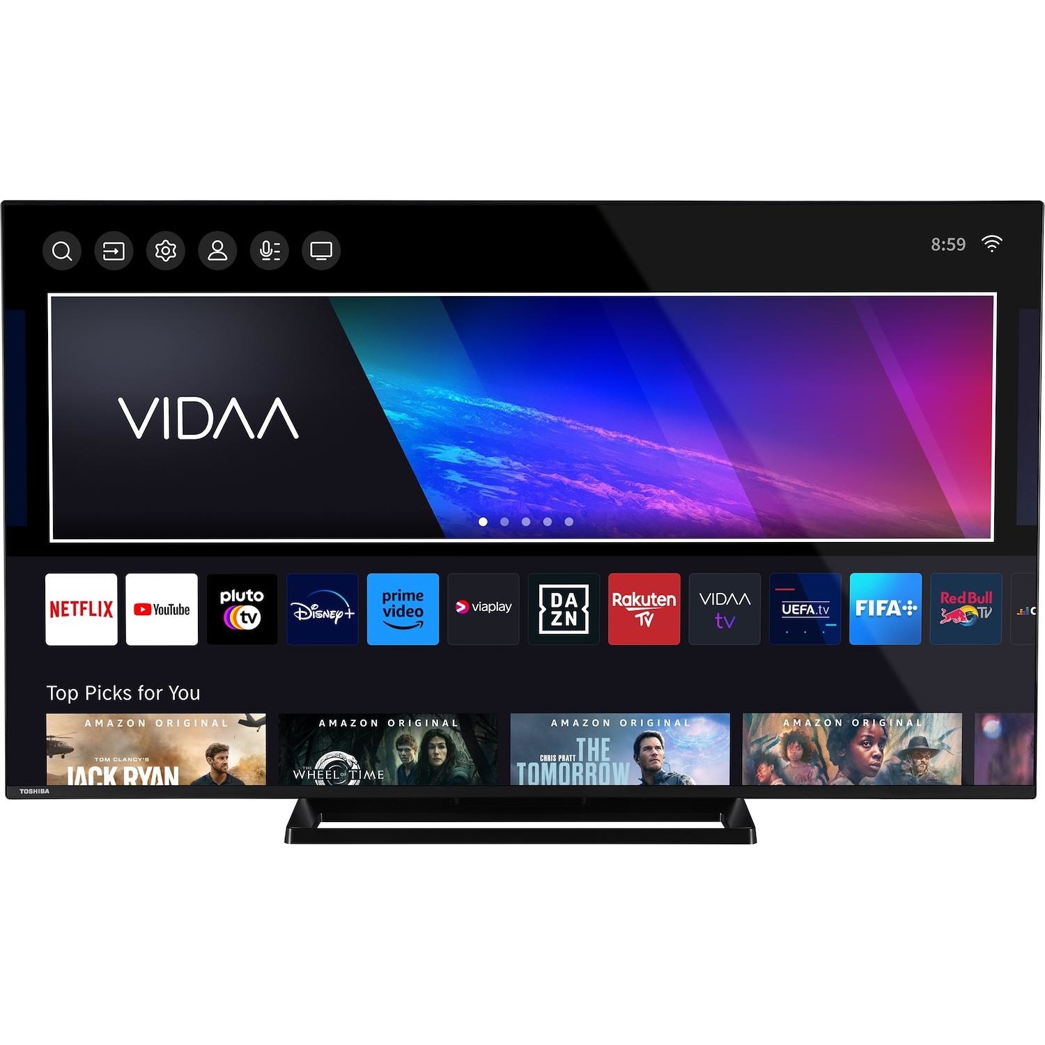 foto del prodotto toshiba vidaa 55uv3363da