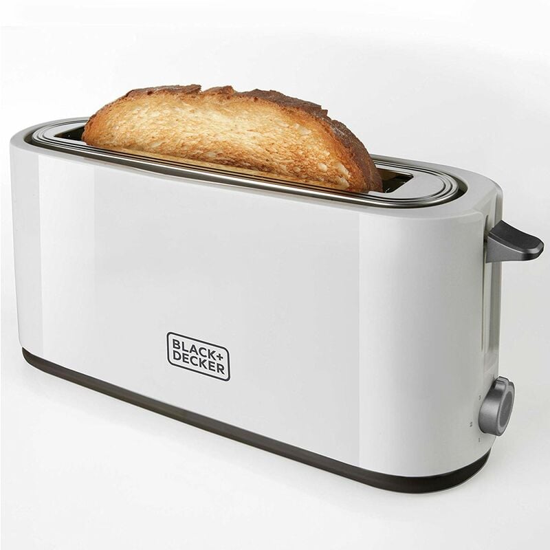 foto del prodotto tostapane 1 slot 1000w bianco bxto1001e black decker