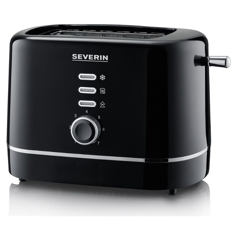 foto del prodotto tostapane 2 slot 850w nero at4321 severin