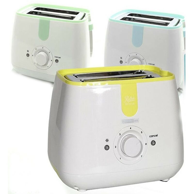 foto del prodotto tostapane 850w tostare toast pane pancarrè per colazione 7 livelli di doratura funzione riscaldamento e scongelamento ideale