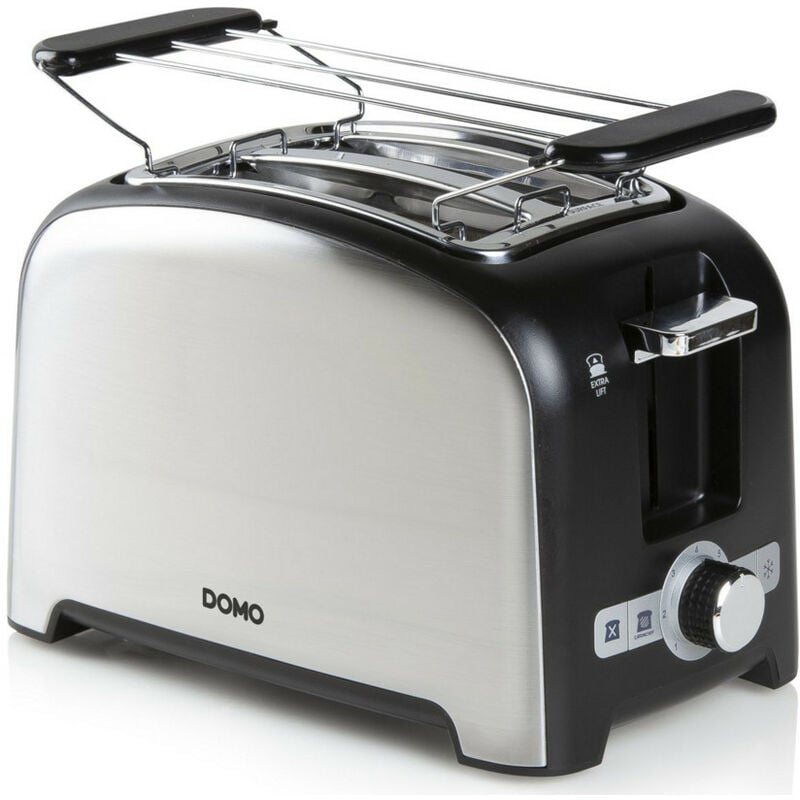 foto del prodotto tostapane a 2 scomparti 900w nero do959t domo