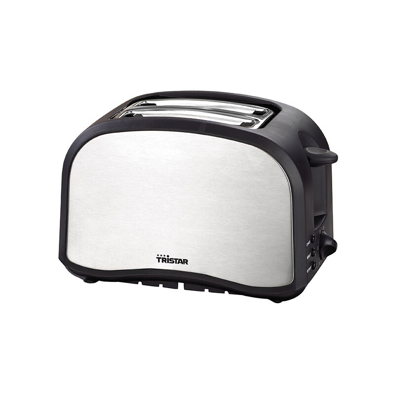 foto del prodotto tostapane a 2 scomparti in acciaio inossidabile da 800 w br 1022 tristar