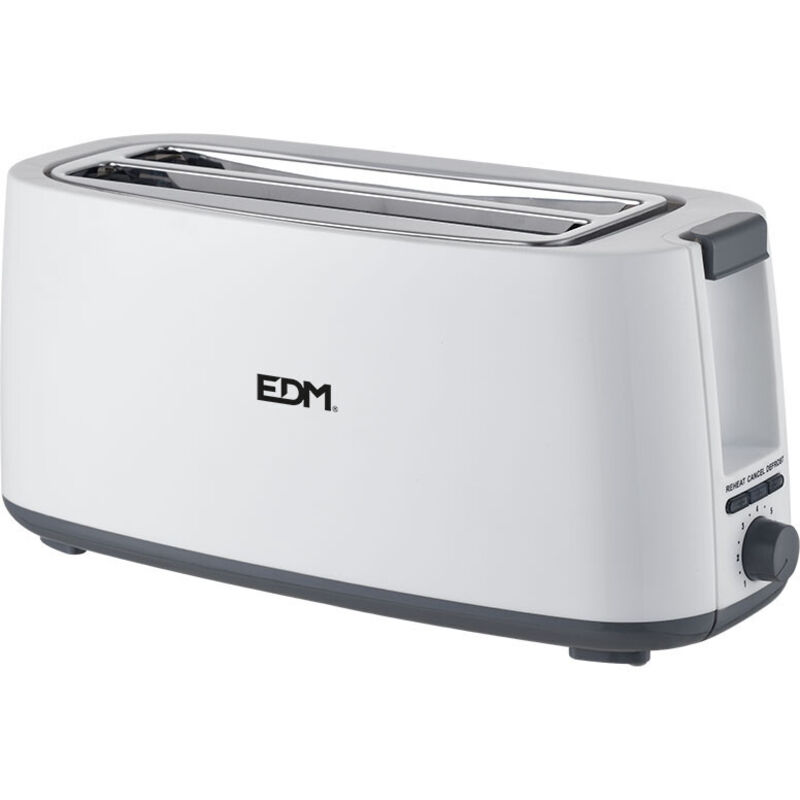 foto del prodotto tostapane edm 07799 white design 1400 w doppio slot
