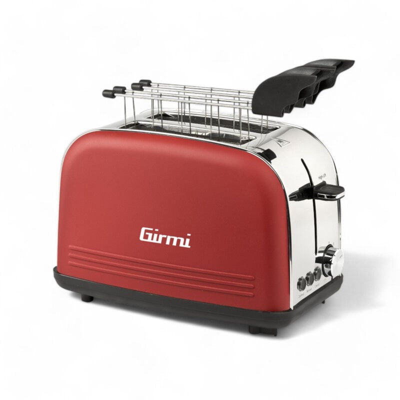 foto del prodotto tostapane elettrico 850w con ampie fessure funzioni riscaldamento scongelamento cottura spegnimento automatico vassoio raccogli briciole