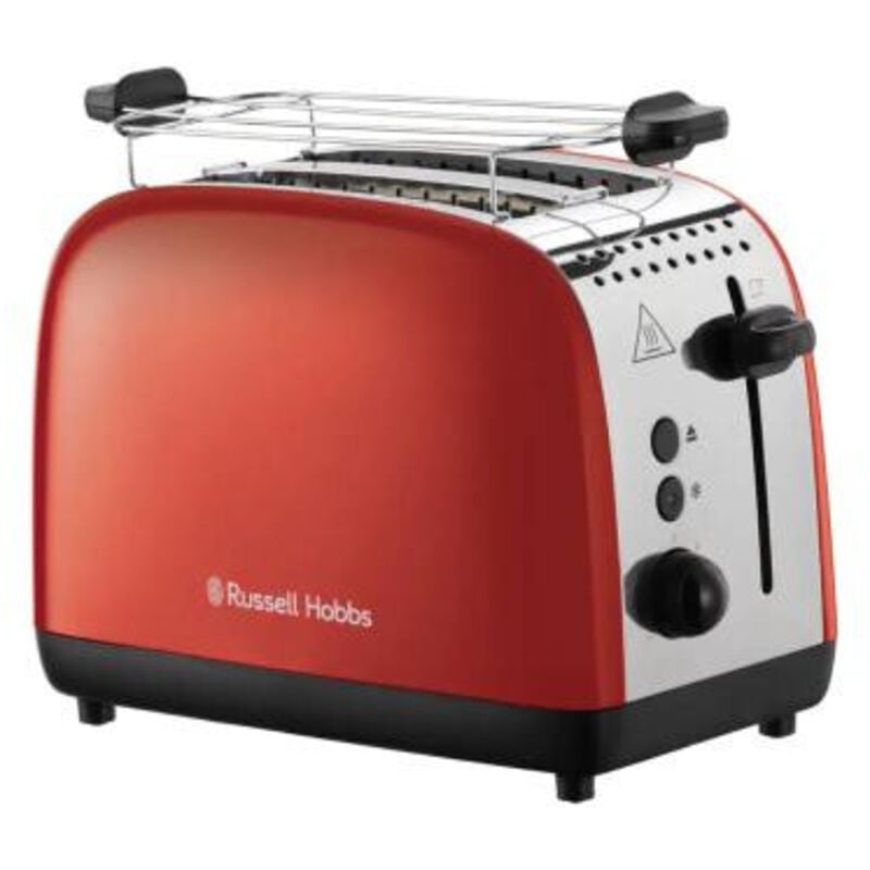 foto del prodotto tostapane russell hobbs colours plus 2s rosso 26554-56
