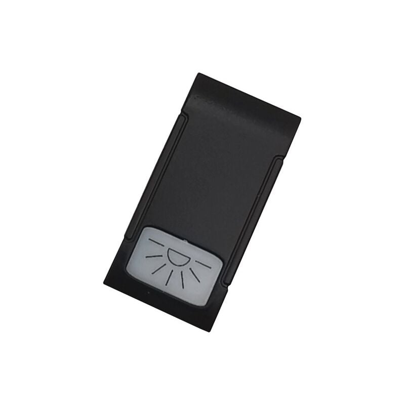 foto del prodotto tot electric frutti compatibili bticino living international nero pulsanti interruttori prese coperchio pulsante luce x 2pz