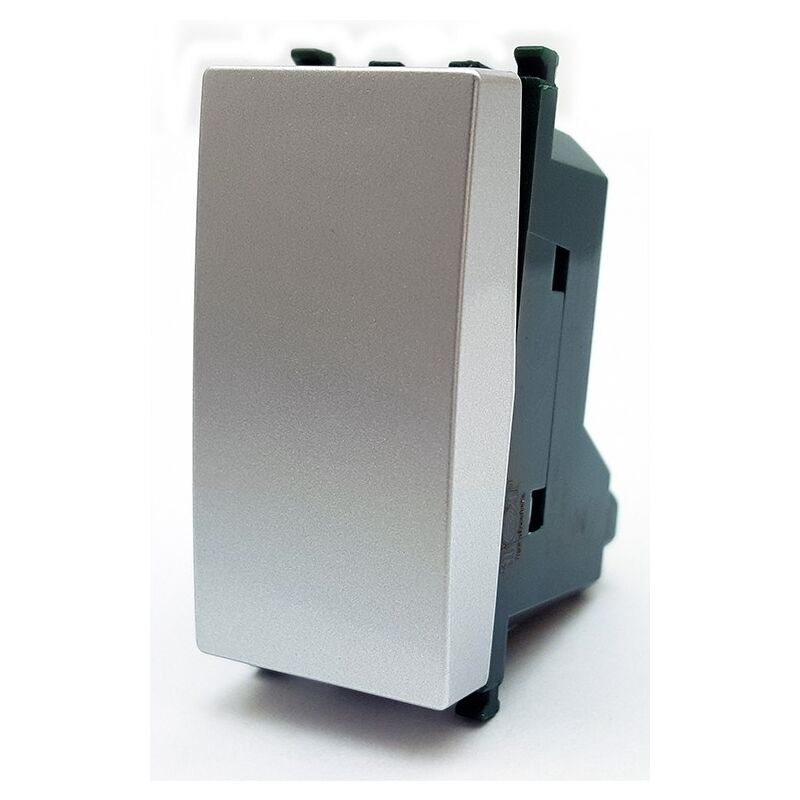 foto del prodotto tot electric frutti compatibili vimar plana interruttori prese pulsanti silver argento deviatore