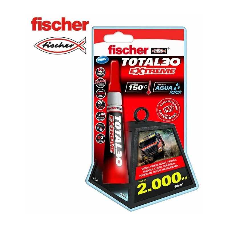foto del prodotto total 30 extreme adesivo blister di grande formato 15 g 541726 fischer