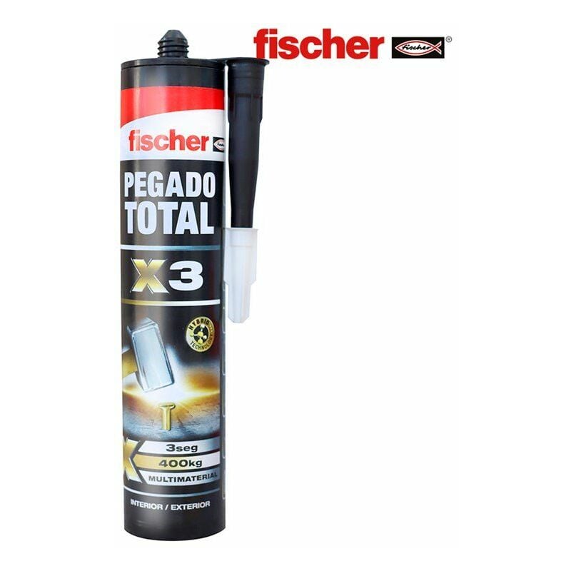 foto del prodotto total bonding adesivo multiuso x3 ultra forte 290 ml 560778 fischer
