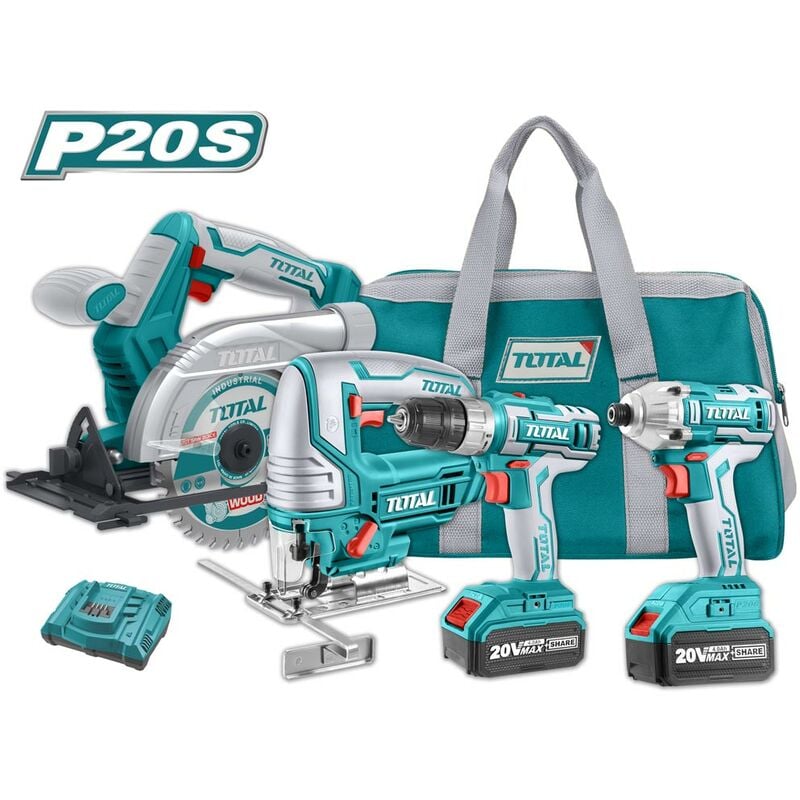 foto del prodotto total kit completo elettroutensili one battery